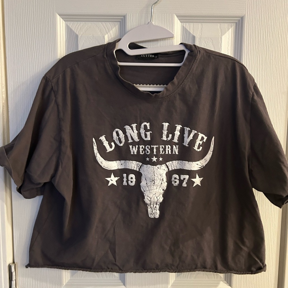 Western crop top